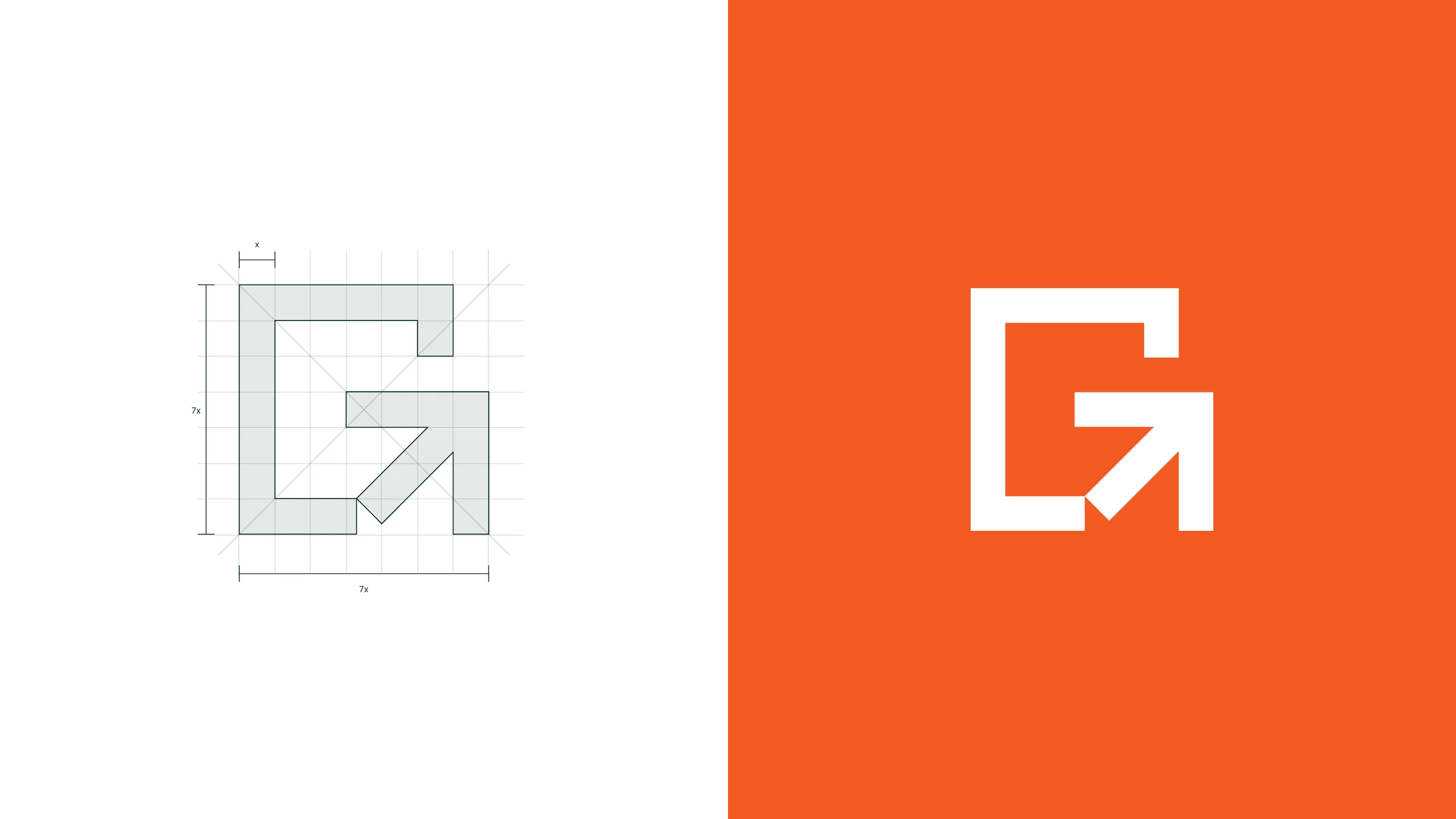 GFV logomark artwork selected in the Figma case study.