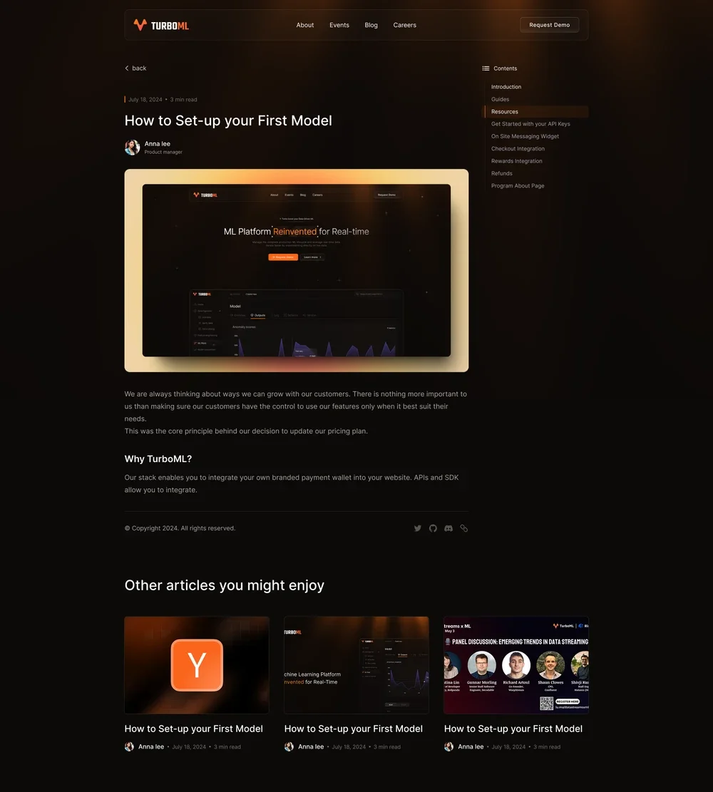 TurboML — Blog