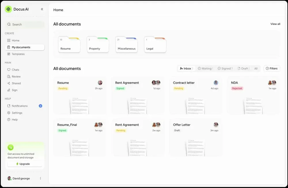 Animated interface exploration