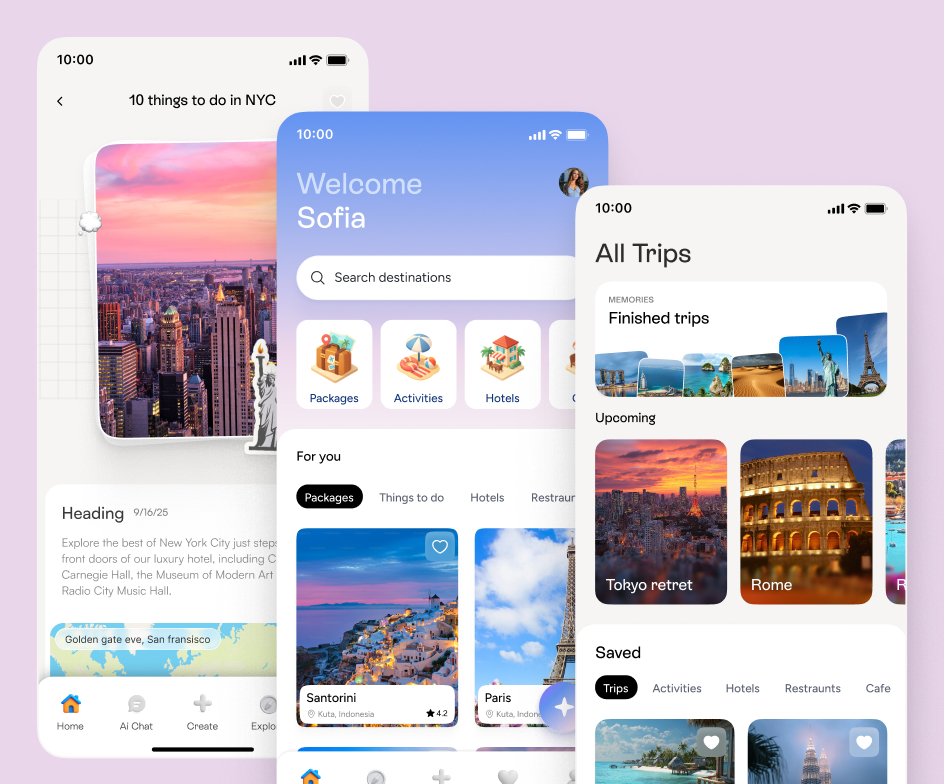 Travello project preview